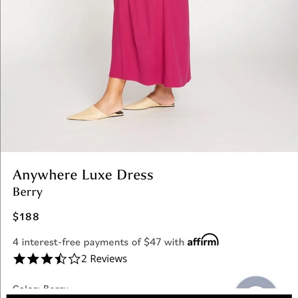 US Anywhere Luxe dress - Picture 3 of 5
